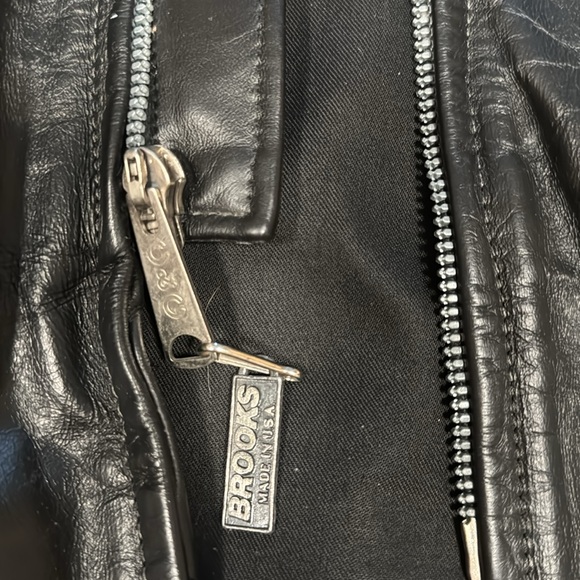 Vintage made in the USA Brooks’s Leather SPORTSWEAR, inc . Size 40 - Picture 4 of 9